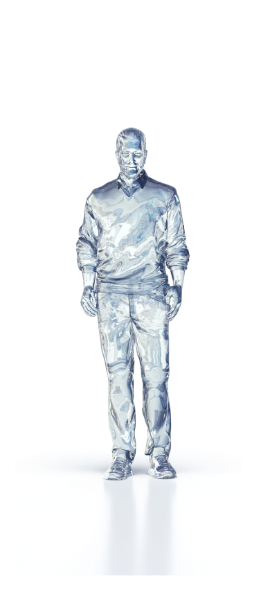  Image of 'Clear' male figure