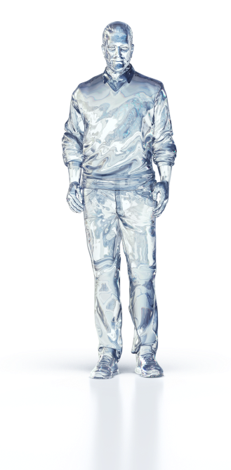 Image of 'Clear' male figure 